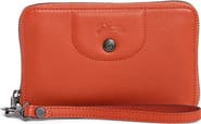 Longchamp Le Pilage Cuir Zip Wristlet Wallet