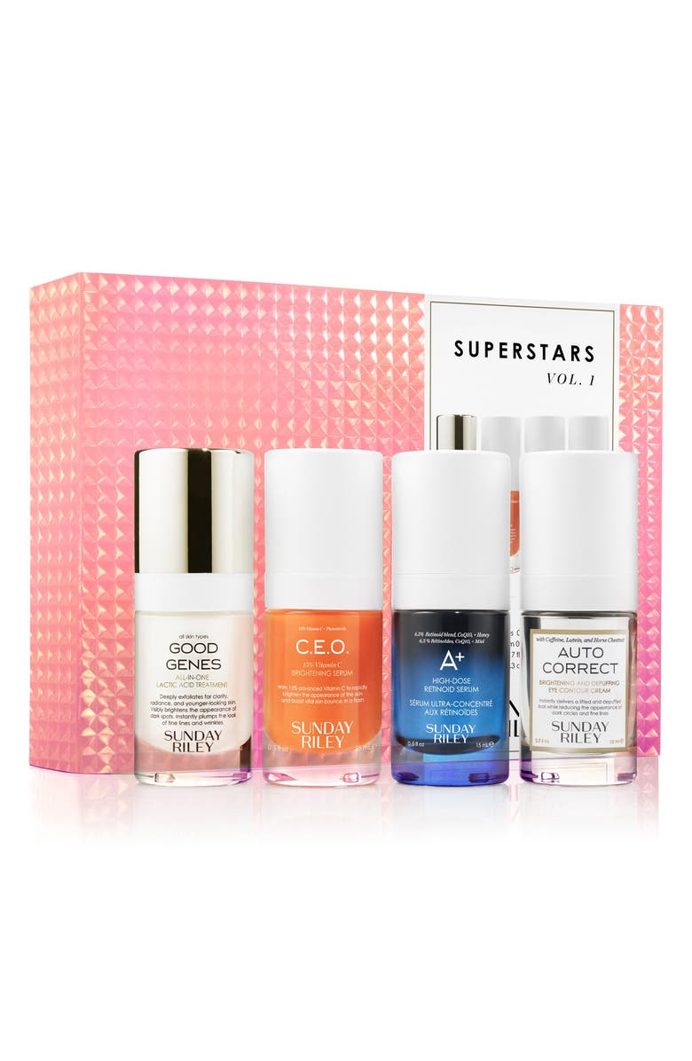 Sunday Riley Superstars Skin Care Set USD $193 Value, Alternate, color, 