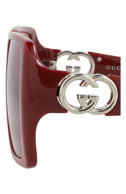 Gucci 54mm Square Sunglasses