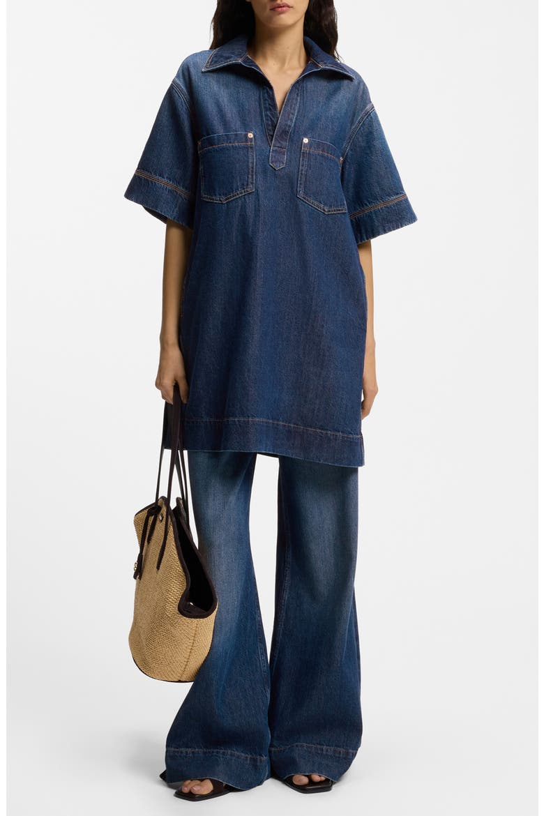 C POLO DRESS 1027744, Main, color, DARK BLUE