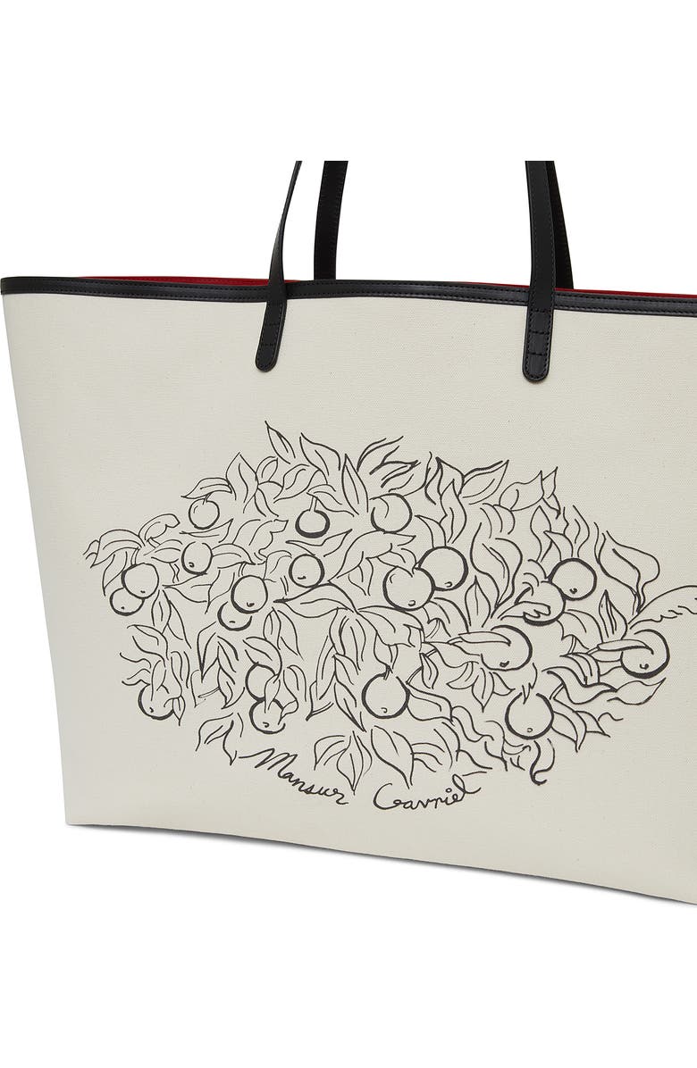 Mansur Gavriel Oversize Summer Tote, Alternate, color, Natural / Flamma