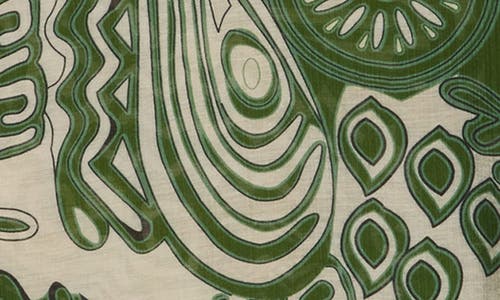 Patrizia Luca High-low Paisley Tunic In Green