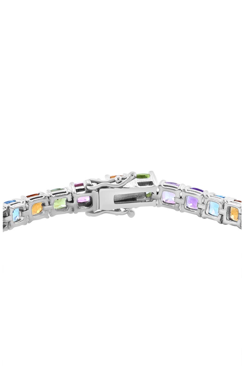 Sterling Silver Stone Bracelet, Alternate, color, BLUE/ GREEN/ PINK MULTI