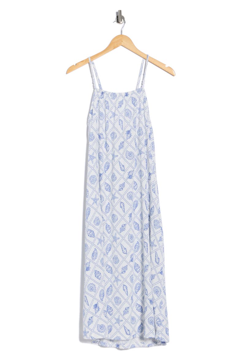 Midi Chemise, Alternate, color, ATHENA SHELL LATTICE WHITE