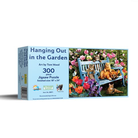 Hanging Out in the Garden 300 piece Jigsaw Puzzle for Adults