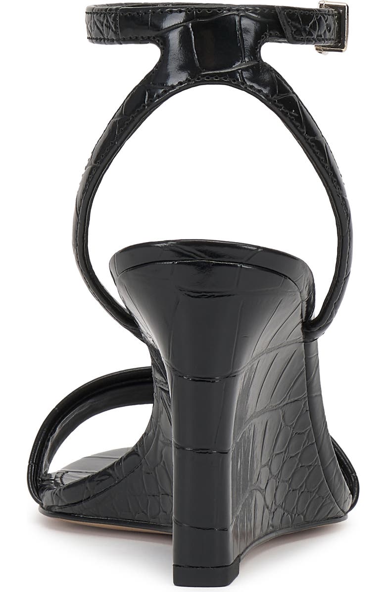 Vince Camuto Jefany Wedge Sandal, Alternate, color, Black Black
