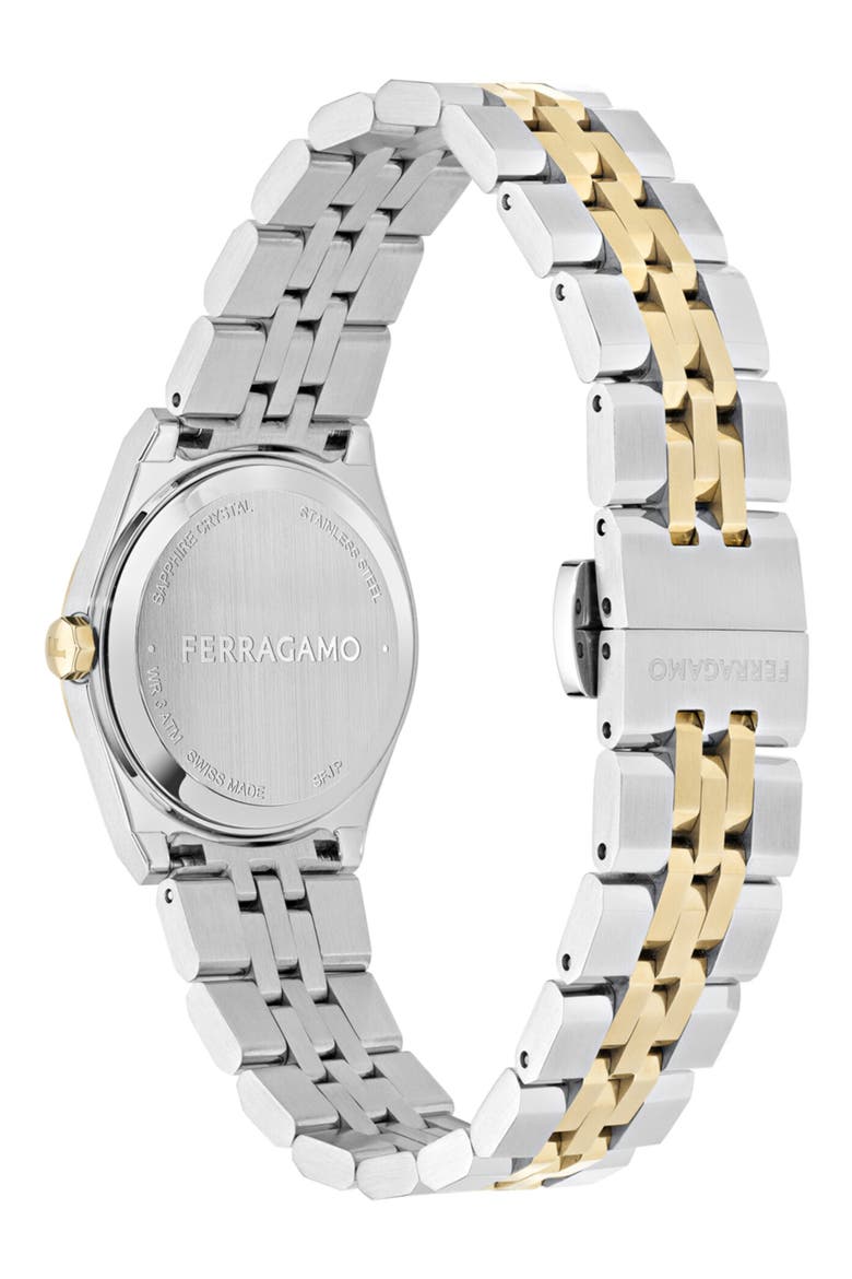 Vega New Two-Tone Bracelet Watch, 28mm, Alternate, color, TWO TONE