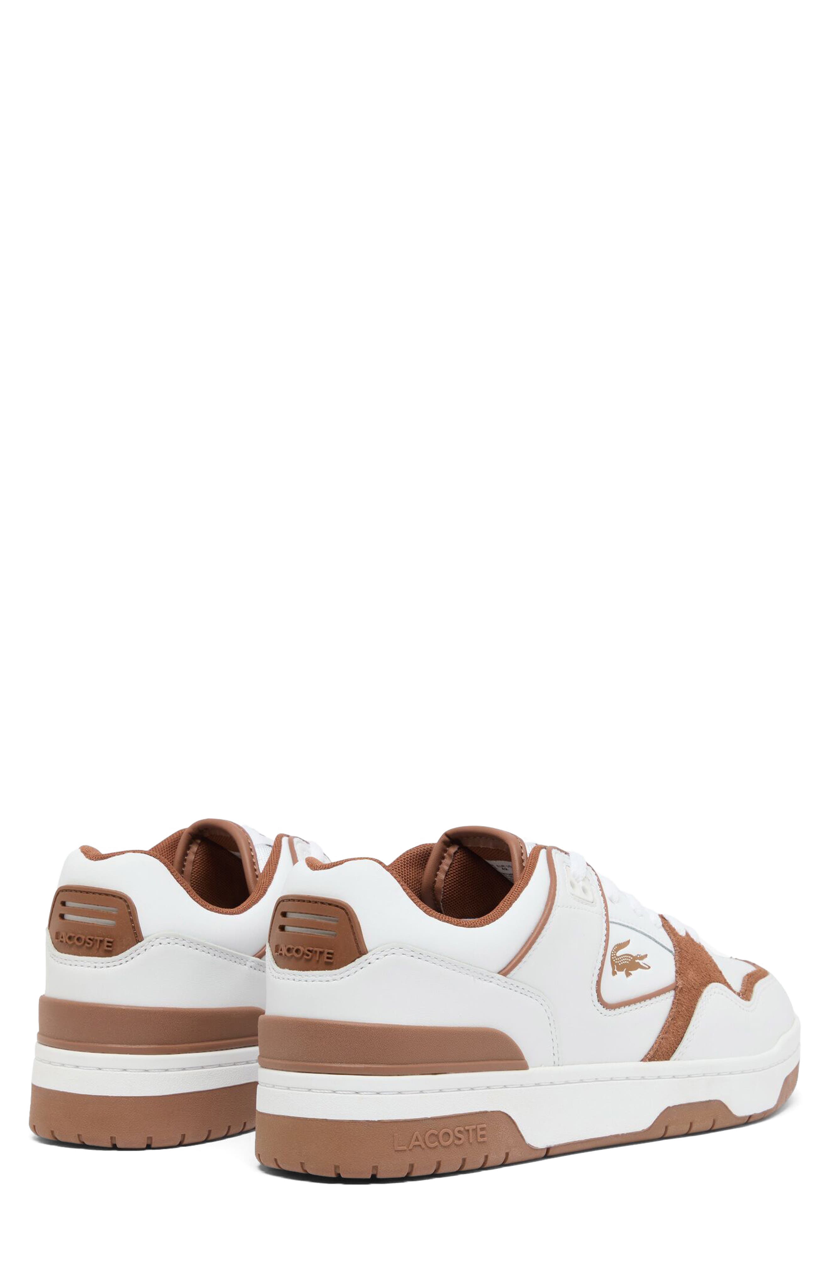 Lacoste Core Essential Sneaker, Alternate, color, White/ Brown