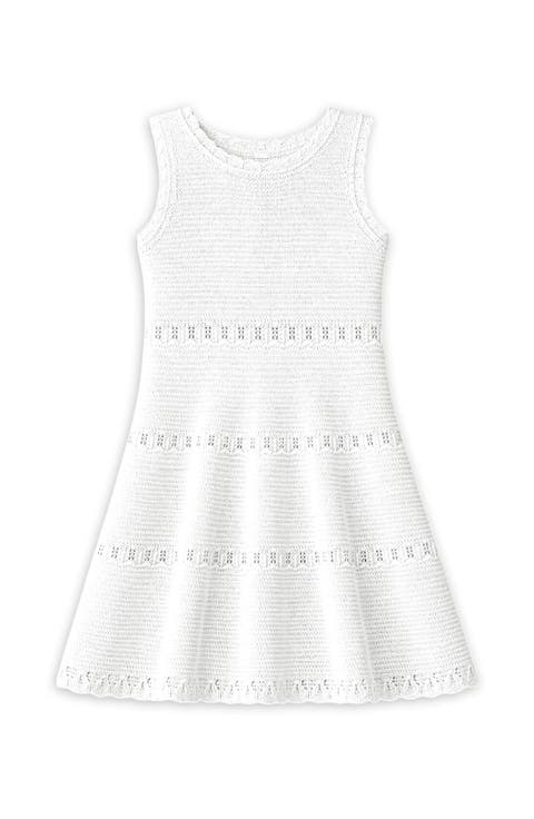 Crochet Flare Summer Dress
