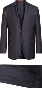 ISAIA Sanita Aquaspider Super 160s Wool Suit