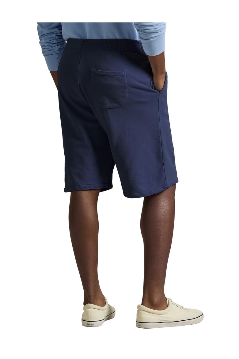 Big & Tall Loopback Fleece Shorts, Alternate, color, CRUISE NAVY
