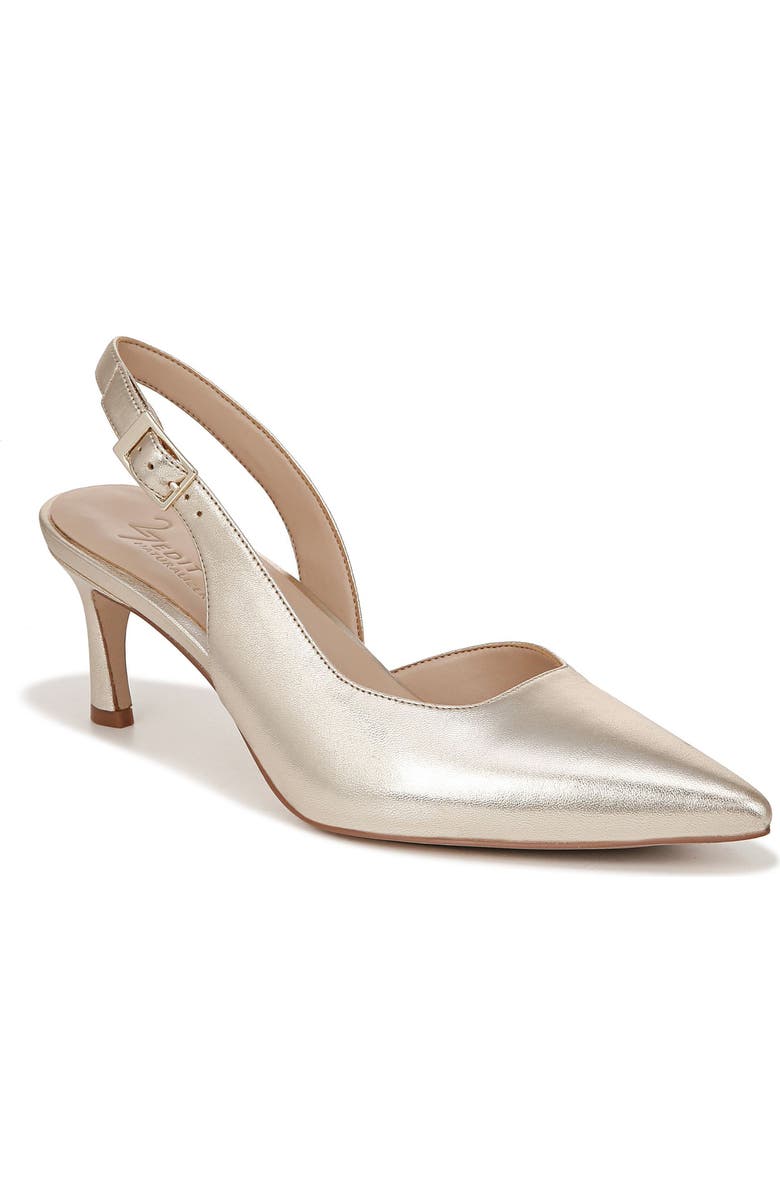 27 EDIT Naturalizer Felicia Slingback Pointed Toe Pump, Main, color, Champagne