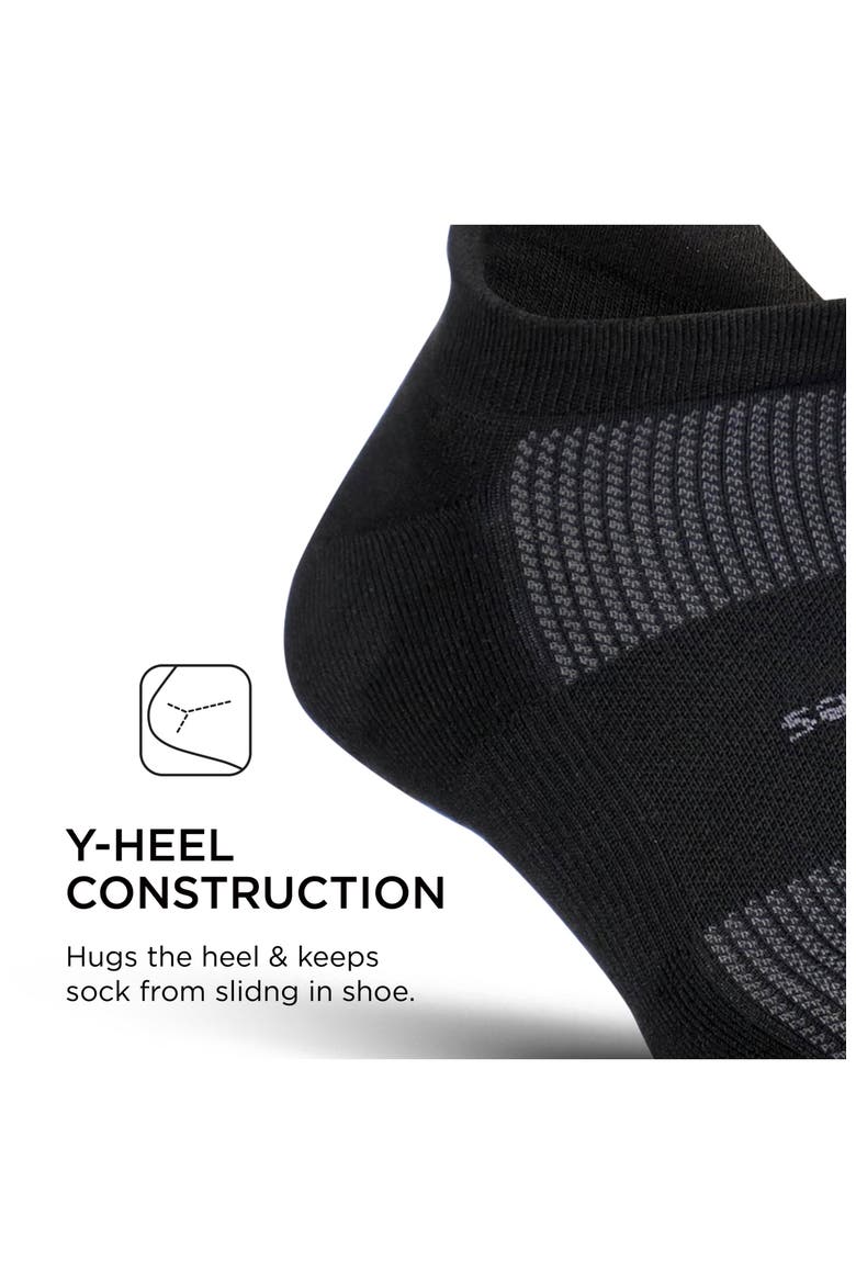 High Performance Max Cushion Ankle Sock  Tab Socks with Heel Tab, Alternate, color, Charcoal