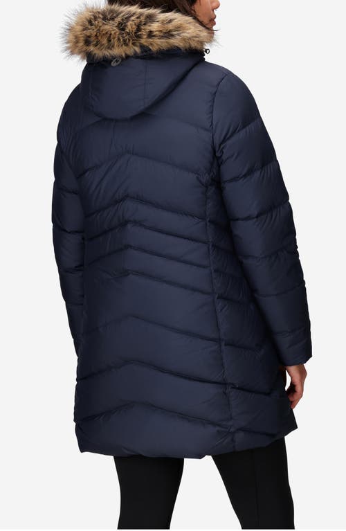 Marmot Montreal 700 Fill Power Down Parka In Blue