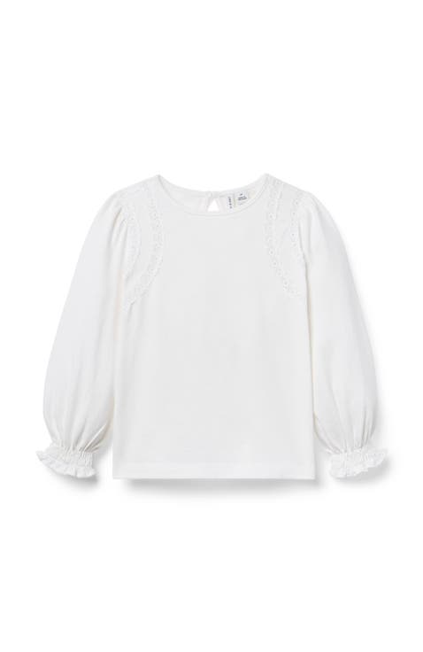 Crochet Trim Top (Little Kid & Big Kid)