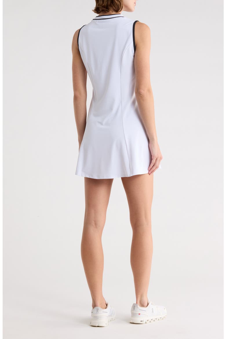 Sleeveless Flare Minidress, Alternate, color, BRIGHT WHITE
