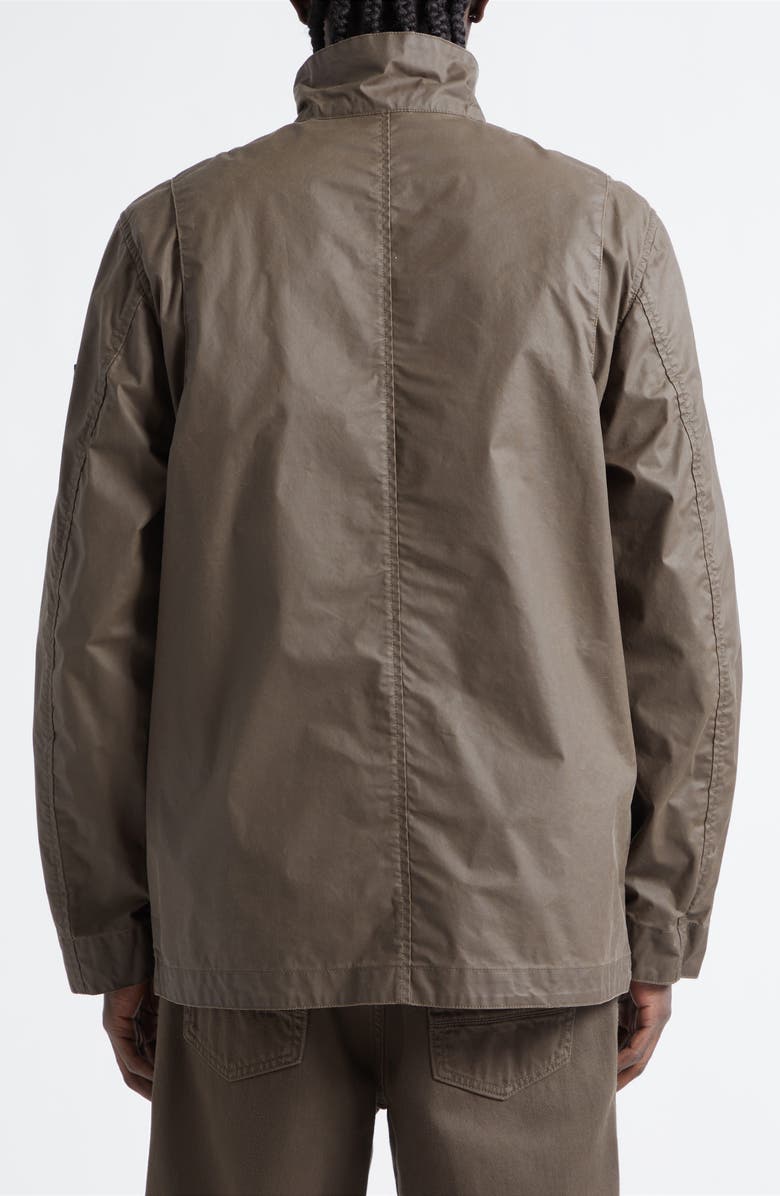 Stone Island Waxed Field Jacket, Alternate, color, Umber