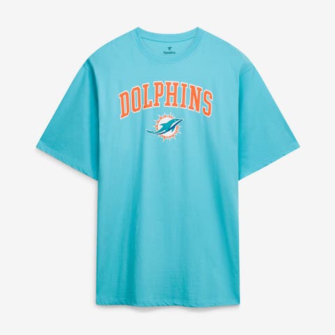 Men's Fanatics Aqua Miami Dolphins Big & Tall Arch Logo T-Shirt