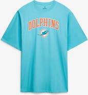 FANATICS Men's Fanatics Aqua Miami Dolphins Big & Tall Arch Logo T-Shirt