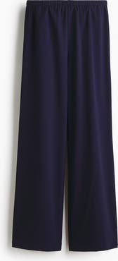 H&M Straight Crêpe Trousers