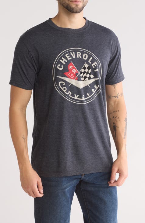 Chevy Corvette Graphic Print T-Shirt