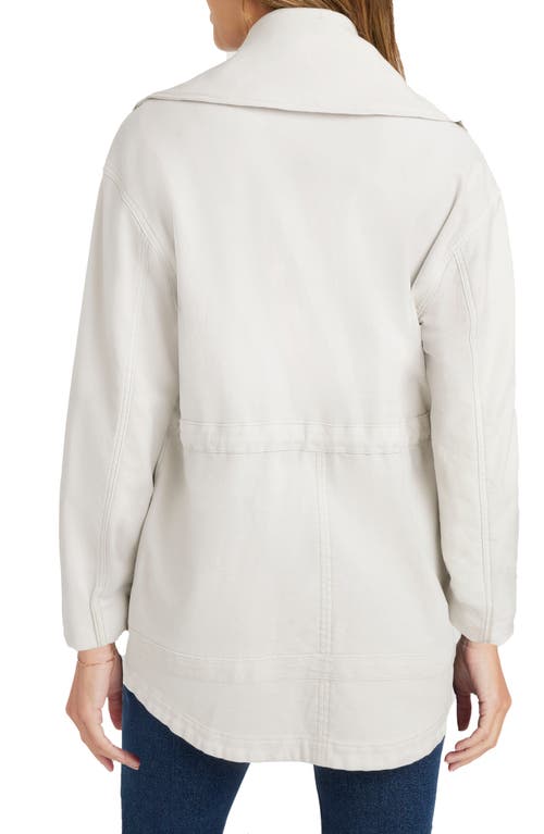 Splendid Meghan Cotton Blend Utility Jacket In Ice