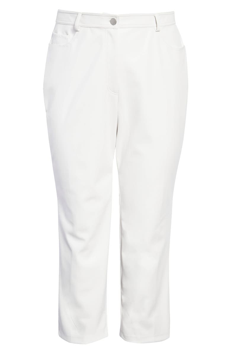 Halogen<sup>®</sup> Straight Leg Faux Leather Pants, Alternate, color,