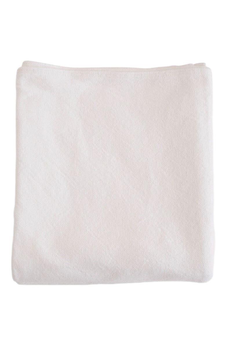 Evangeline Simple Blankets, Main, color, Simple Bright White