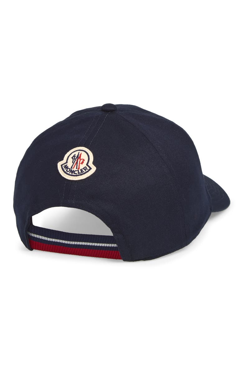 Monogram Patch Adjustable Baseball Cap, Alternate, color, OBSIDIAN BLUE