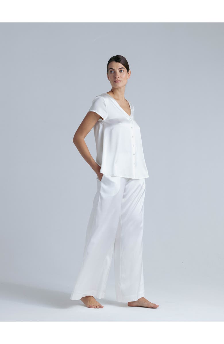 Alas Silk Short Sleeve Shirt, Alternate, color, 