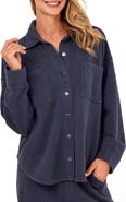 Threads 4 Thought Blaire Mineral Wash Fleece Shirt Jacket