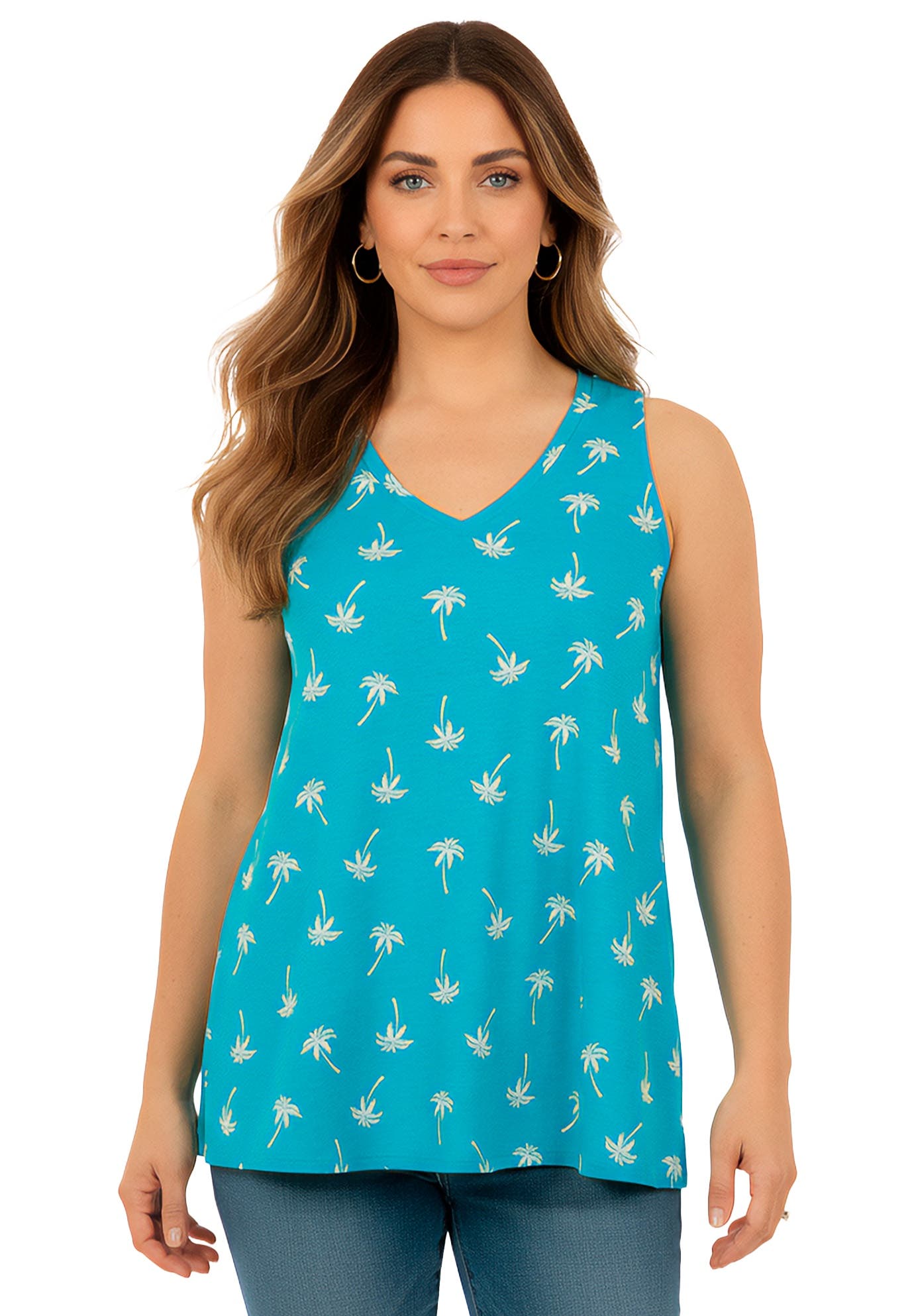 DEEP TURQUOISE PALM TREES