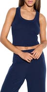 Spiritual Gangster Iris Racerback Ribbed Crop Tank