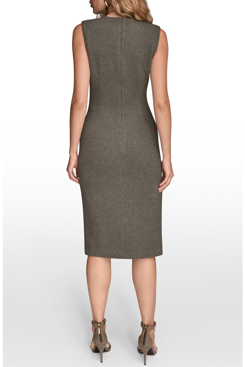 Sleeveless Sheath Dress, Alternate, color, CHARCOAL