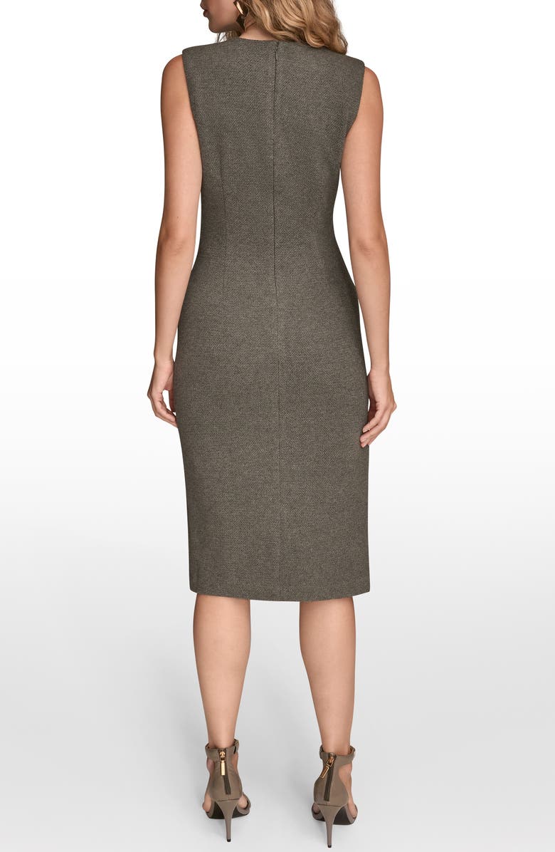 Donna Karan New York Sleeveless Sheath Dress, Alternate, color, Charcoal