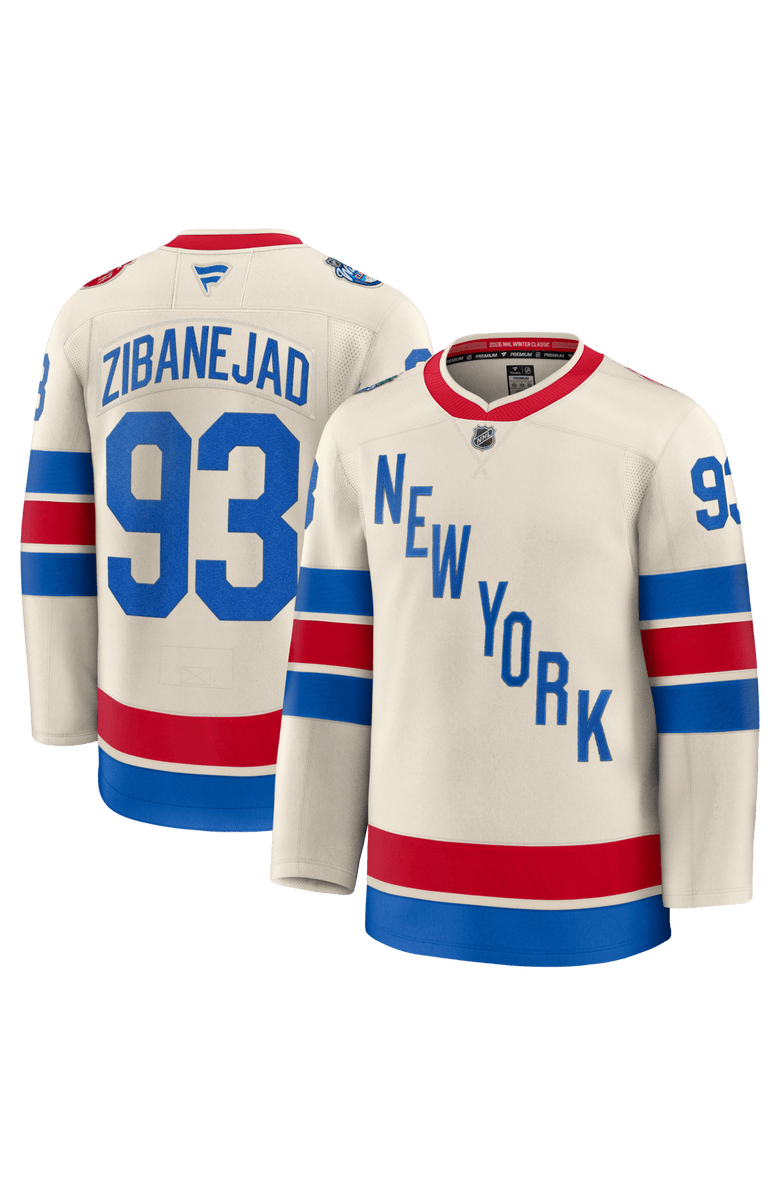 FANATICS Men's Fanatics Mika Zibanejad Beige New York Rangers 2026 NHL Winter Classic Premium Jersey, Main, color, Beige
