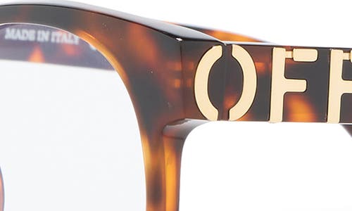 Off-white 52mm Round Optical Glasses