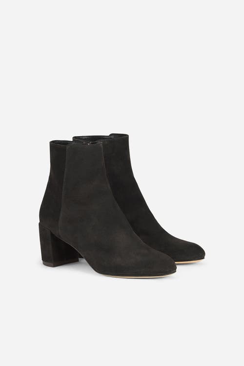 Agl Attilio Giusti Leombruni Agl Lynn Water-resistant Velour Bootie In Black