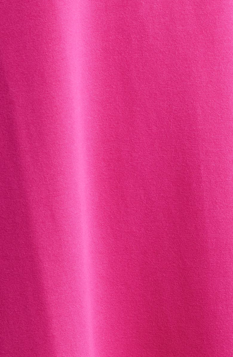 Eileen Fisher Jersey Shift Midi Dress, Alternate, color, Fuchsia