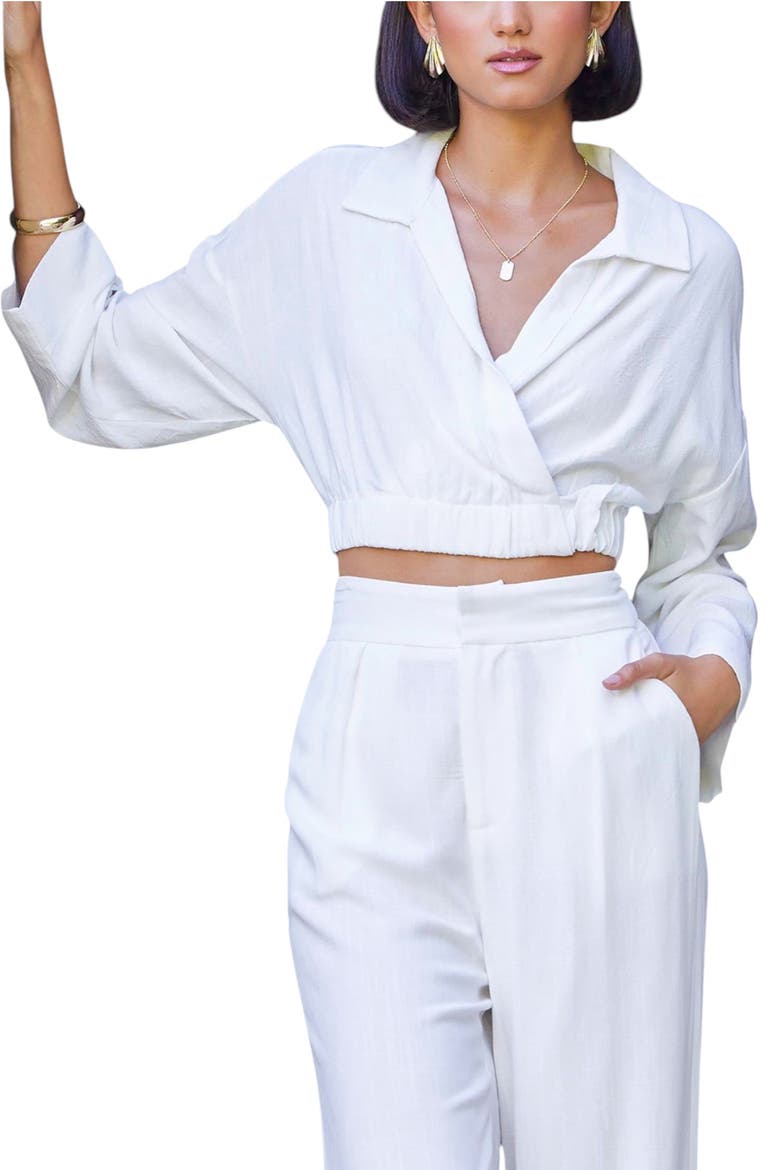 Sorrento Twist Front Top, Alternate, color, Shell