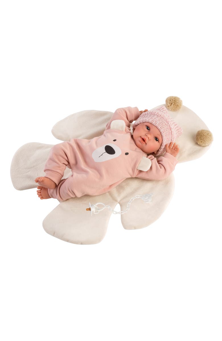 Llorens Claudia 14" Crying Articulated Baby Doll, Main, color,