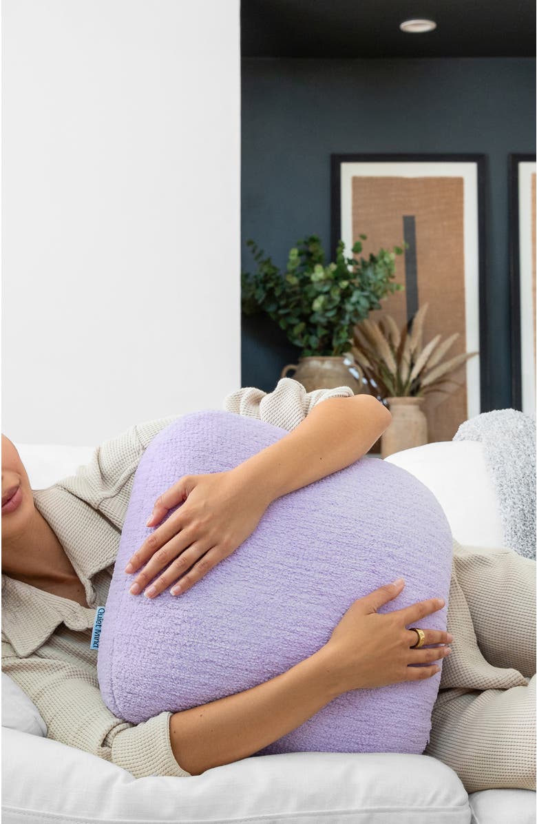 Quiet Mind Lavender-Scented Weighted Pillow, Alternate, color, Lavender