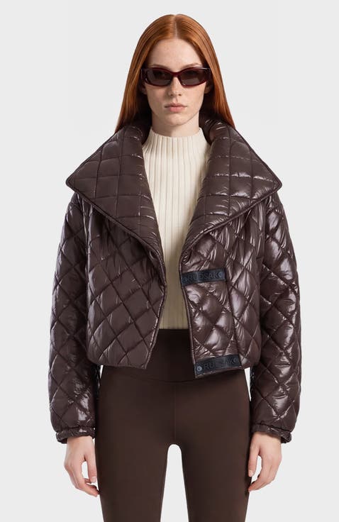 KALEE WOMEN'S QUILTED SHORT COAT