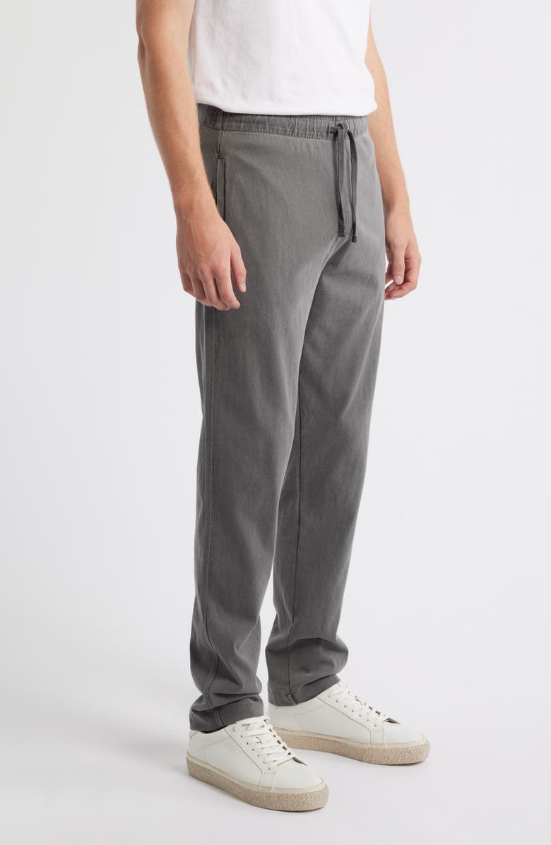 ALEX CRANE Caza Organic Cotton Drawstring Waist Pants, Alternate, color, Slate