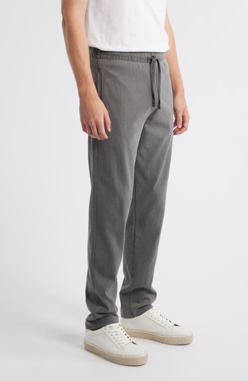 Alex Crane  Caza Organic Cotton Drawstring Waist Pants In Gray
