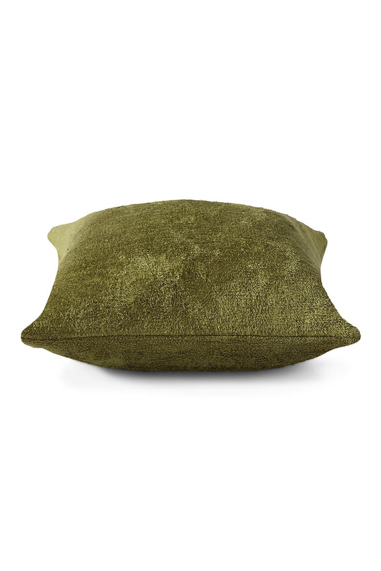 Cloud Silque Throw Pillow, Alternate, color, CARDAMON SEED