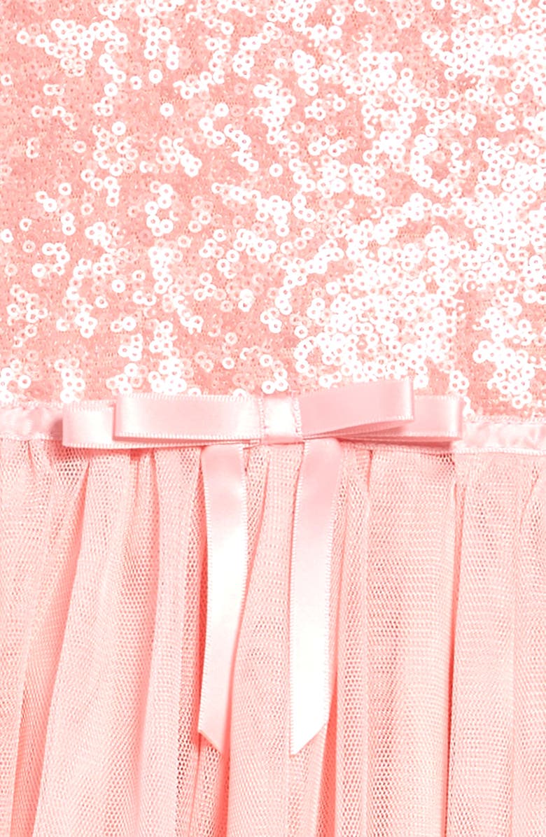 Popatu Sequin Bodice Tulle Dress, Alternate, color, 