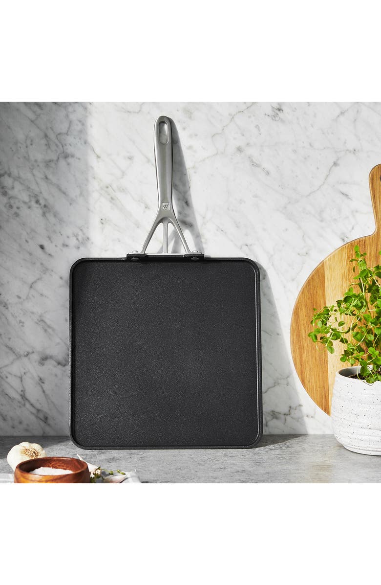 ZWILLING Motion Hard Anodized Nonstick Grill Pan, Alternate, color, Matte Black