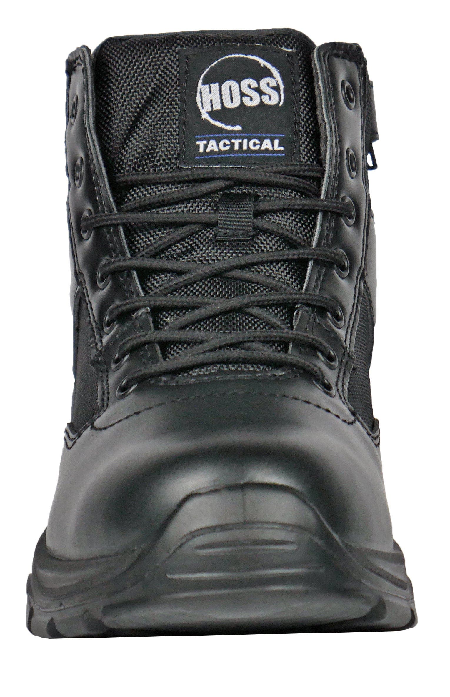 Hoss Boot Company HOSS Watchman 6 Inch Soft Toe Side Zip Work Boot, Alternate, color, Black