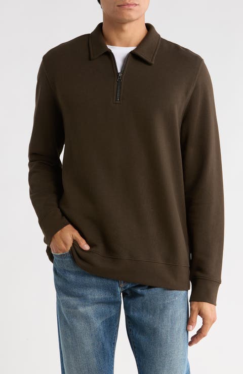 French Terry Quarter Zip Pullover